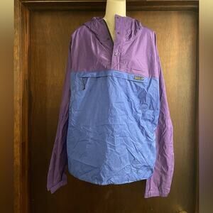 Patagonia Brand Vintage 90s Two Tone Windbreaker Pullover Jacket unisex large